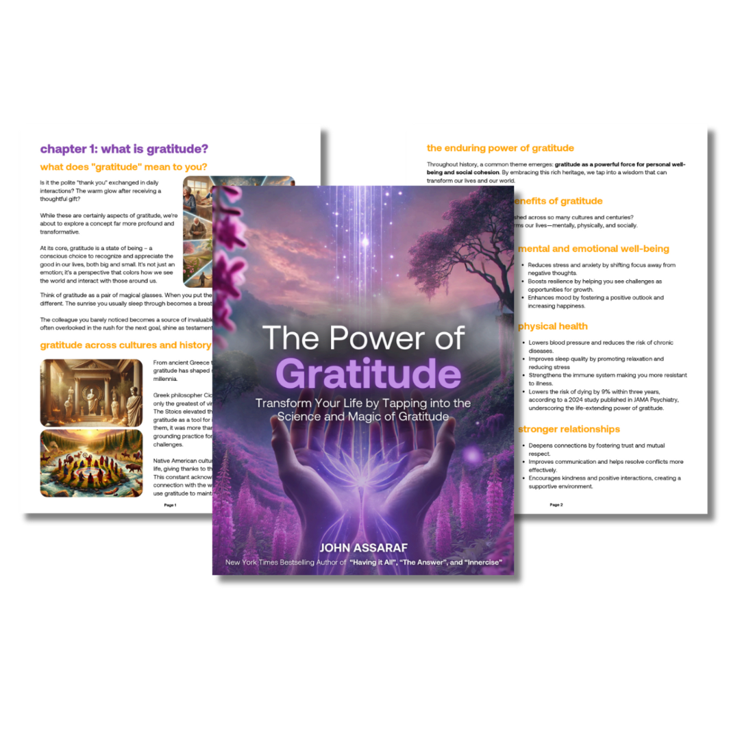 The Power of Gratitude, Free ebook by John Assaraf