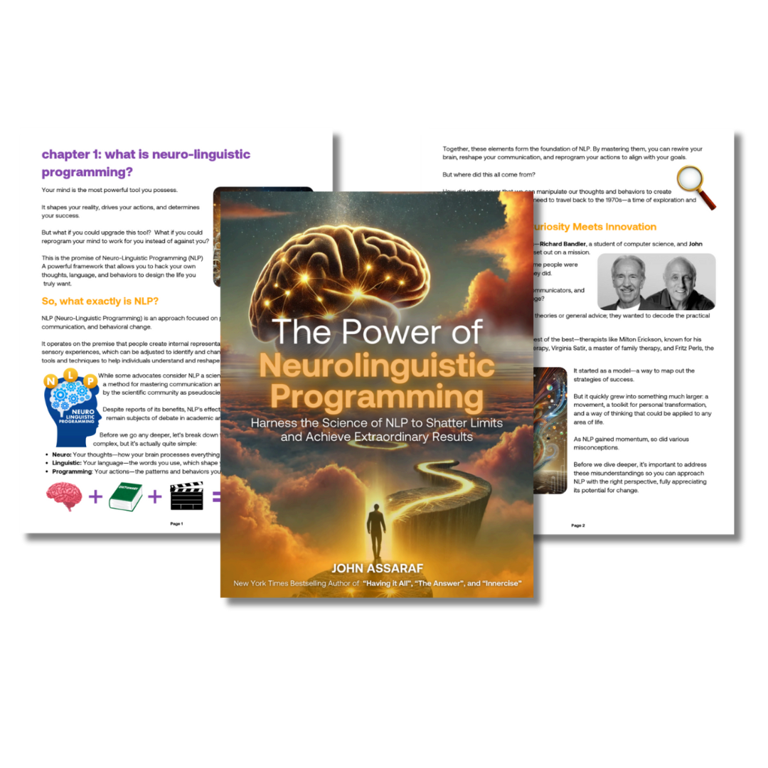The Power of Neurolinguistic Programming, Free ebook by John Assaraf
